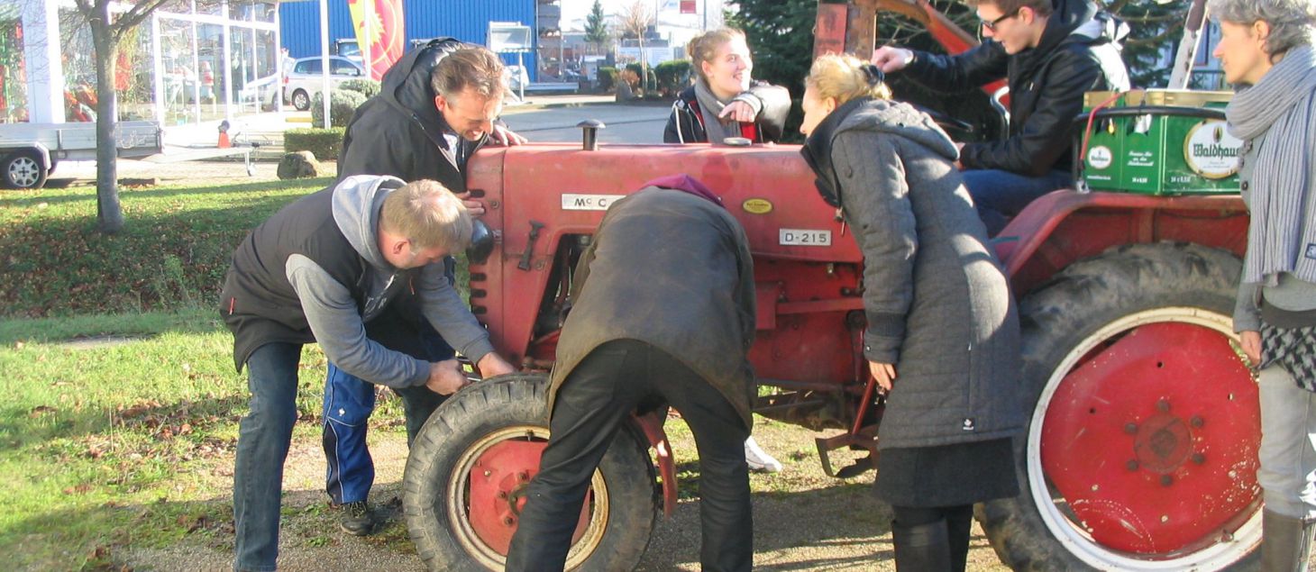 Oldtimer Vermietung Kopfgrafik