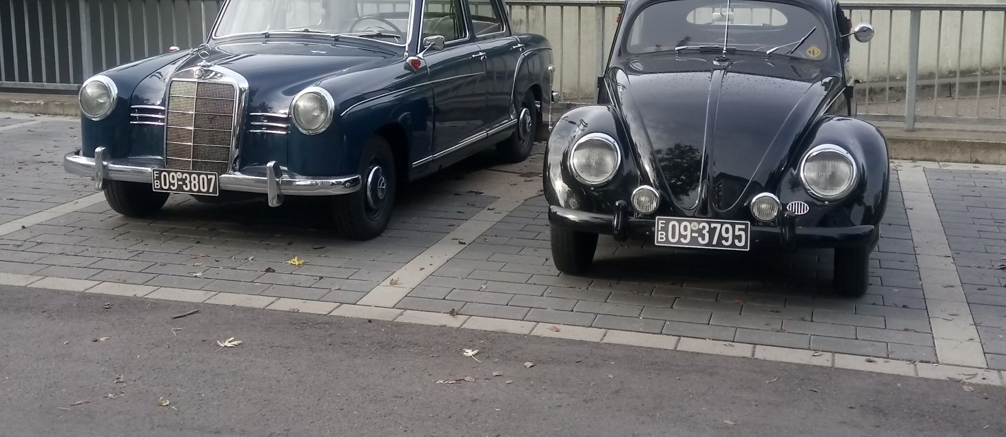 Oldtimer Vermietung Kopfgrafik